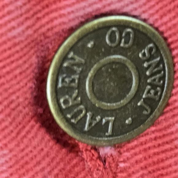 Ralph Lauren Denim Jacket Red Vintage Size L Womens - Picture 8 of 12